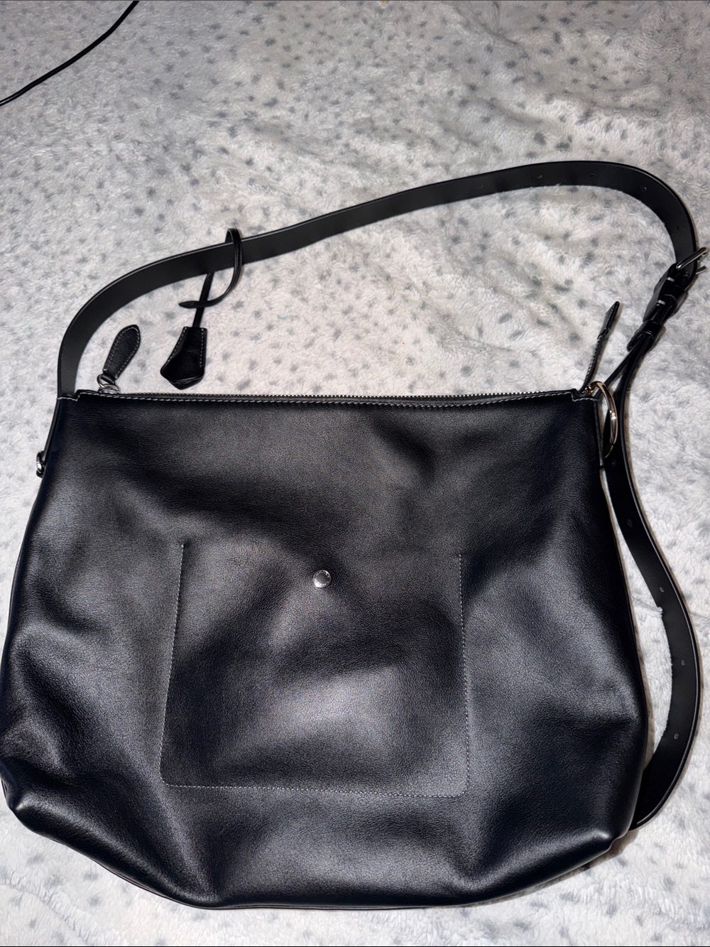 Coach Black Leather Mott 38 Messenger Shoulder Bag - Picture 5 of 8